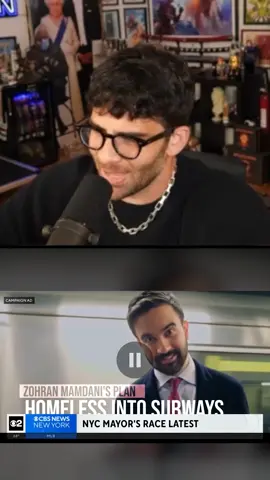 A post by @hasandpiker on TikTok caption: he wants to WHAT #hasanabi #zohran #cuomo