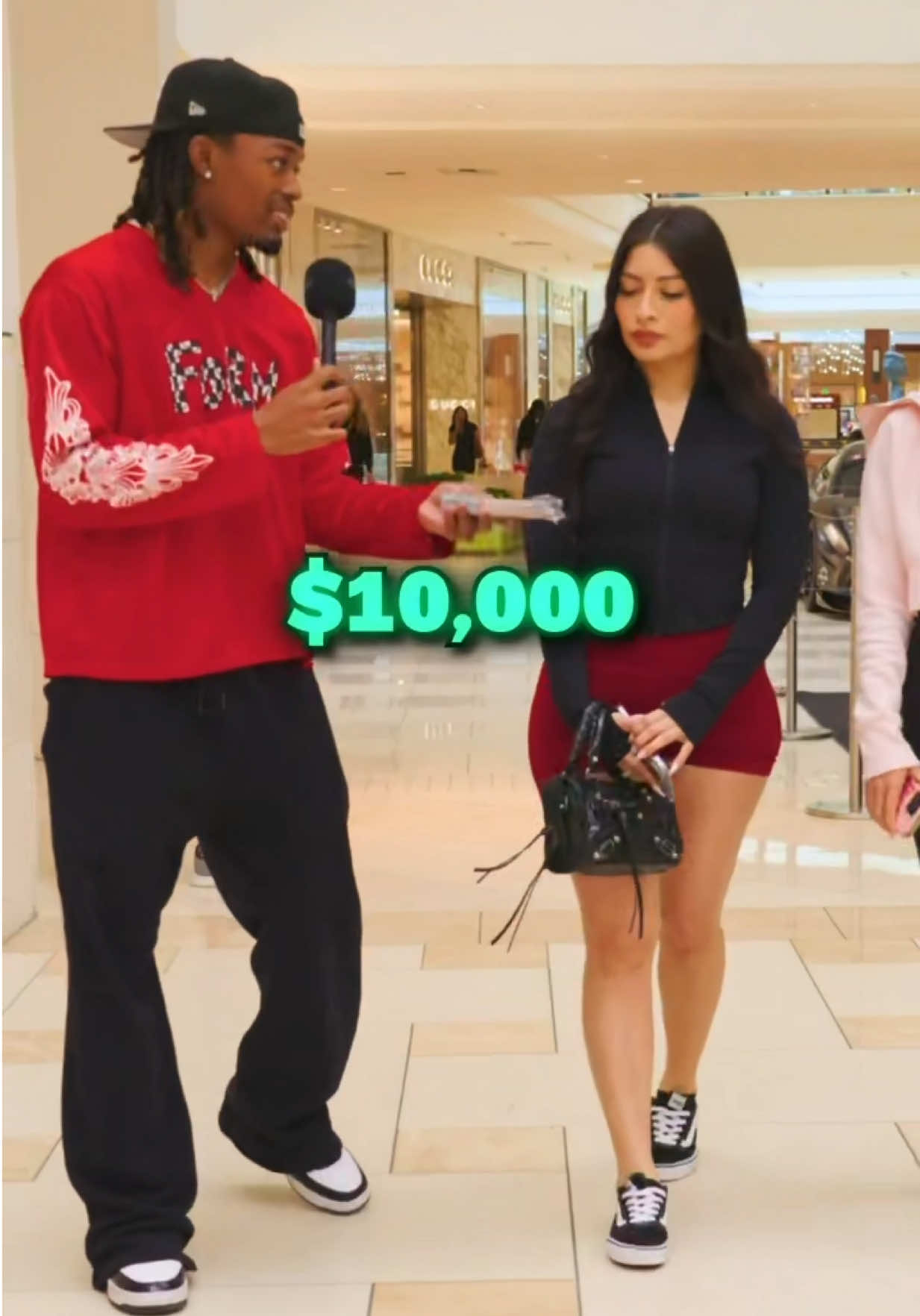 A post by @cliftondean on TikTok caption: They left him for a $10,000 shopping spree 😳