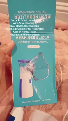 A post by @ on TikTok caption: #portablesmarthumidifier #rechargablehumidifier #healthcare #autocleaning #humidifier 