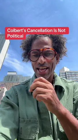 A post by @toureshow on TikTok caption: I will miss Colbert and the whole late night talk show institution. 