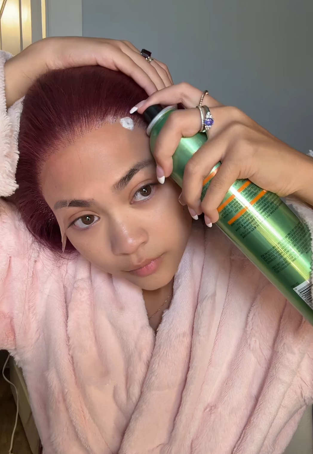 A post by @_vanessaanne on TikTok caption: @Cynosure Hair @Cynosurehairwigs  #cynosurehair #cynosure99jburgundywig# 99jburgundywig#hairstyle # 99jburgundywigreview #13x4lacefrontal #lacewig #summersale 