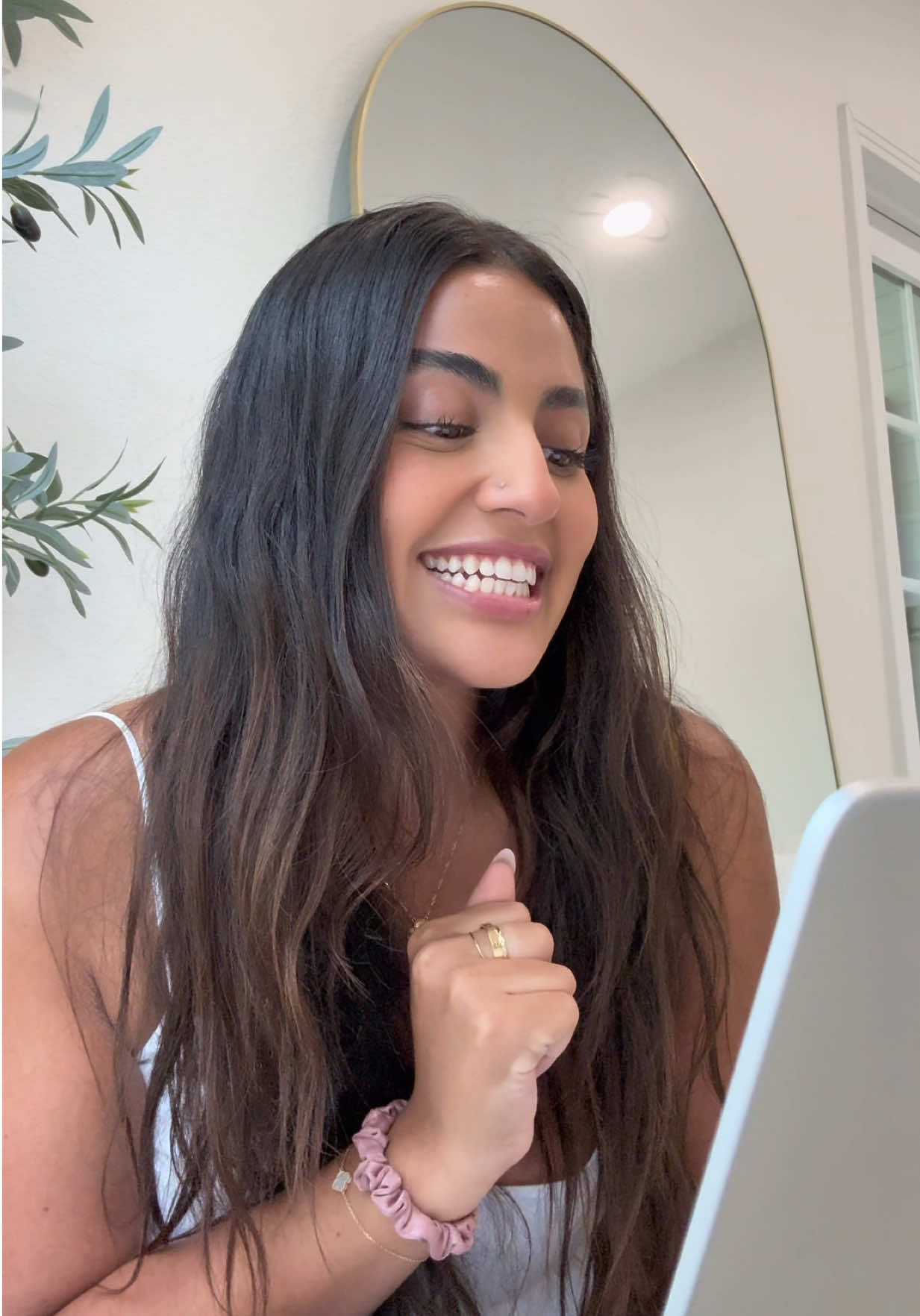 A post by @natalientheaguilars on TikTok caption: that last line was crazy 😭 #theaguilars #dad #joke 
