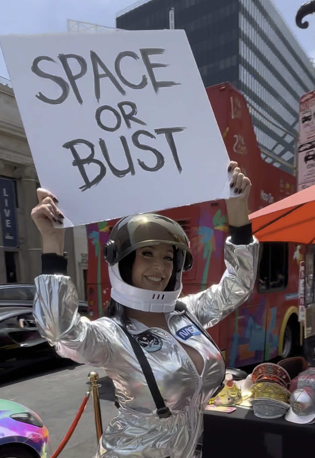A post by @angelawhite on TikTok caption: I’m serious, send me up 🚀🌕  
