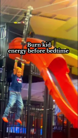 A post by @liz_da_bizz_88 on TikTok caption: #momlife #skyzone 