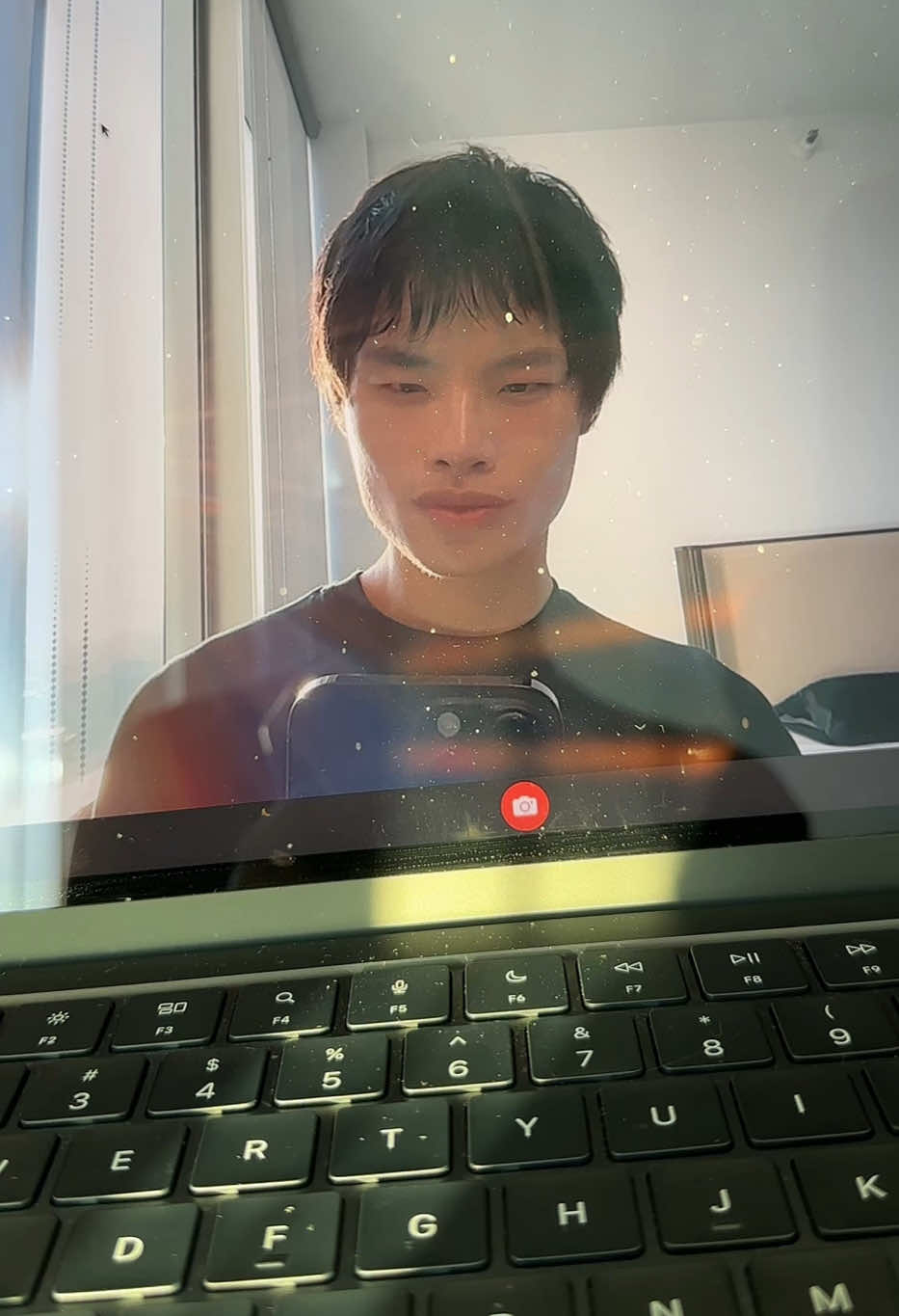 A post by @lubestertv on TikTok caption: the beam of light is a paid actor.