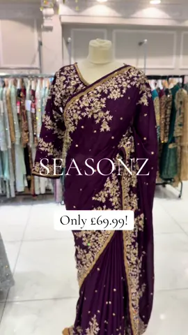 A post by @seasonz_sarees on TikTok caption: #fyp #weddingszn #brownwedding #seasonzbirmingham #desitiktok #weddingtiktok #pakistaniwedding #pakistanigirl #bengaliwedding #seasonz #browngirl #seasonz_uk #desigirl #seasonz_sarees #trending 