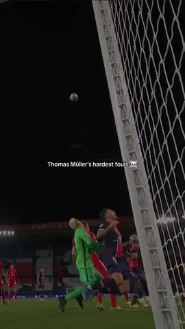 A post by @fcbayern on TikTok caption: @Thomas Müller = the most dangerous man in football. Just watch if you dare 💀 #MiaSanMia #FCBayern #FCB #Müller 