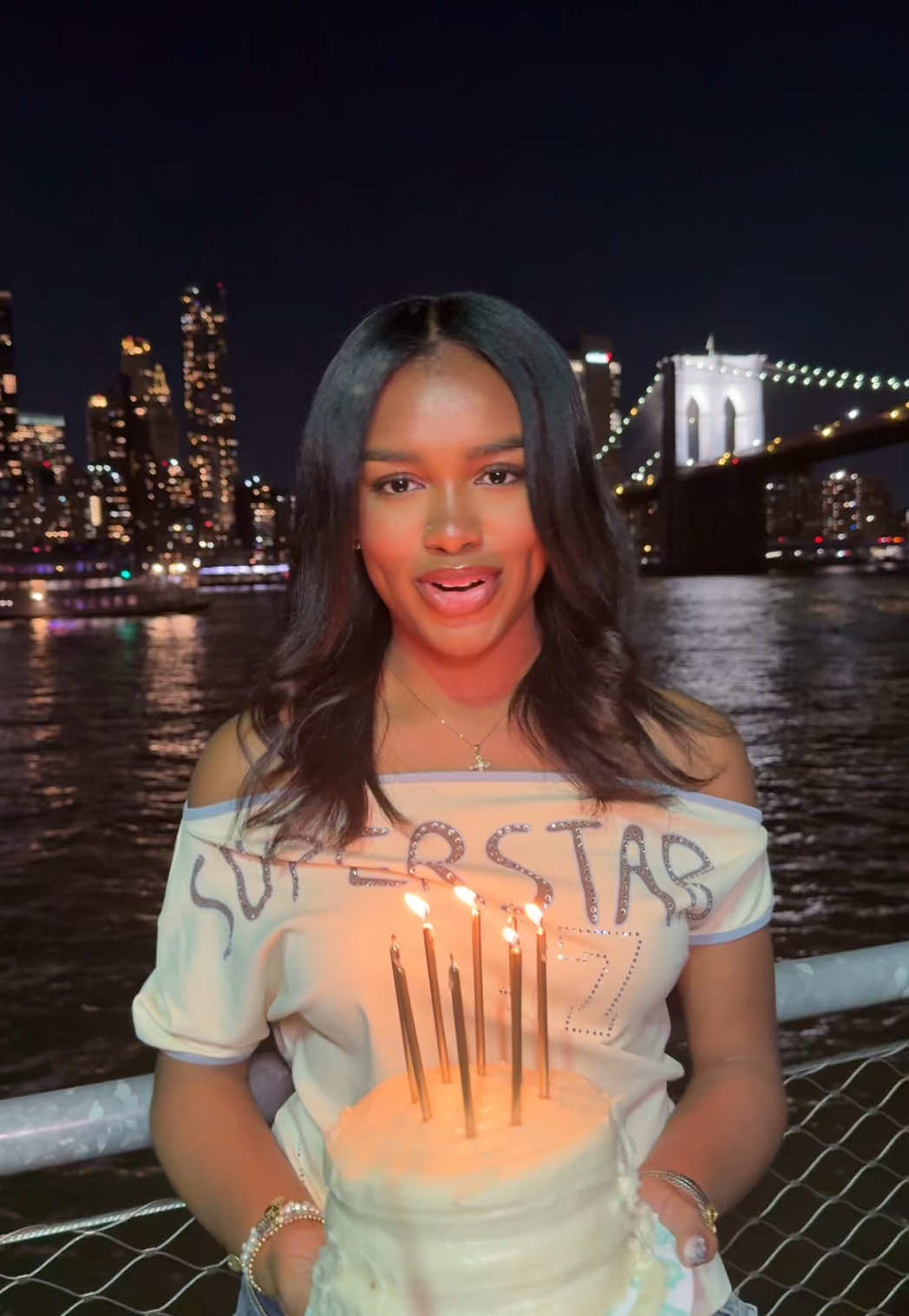 A post by @charismastev on TikTok caption: year 23 🥲🎂🚕🪩💌 Jesus has been so kind during this past year. There were many challenging lessons that yielded refinement, growth, and blessings. He is FAITHFUL eternally. And thank you all for being my community and my friends 🫂 I’m so blessed that I can post on here to make others laugh, smile, and feel uplifted. LOVE U ALL — I FEEL A LITTLE OLD HEHE #birthday #nyc 