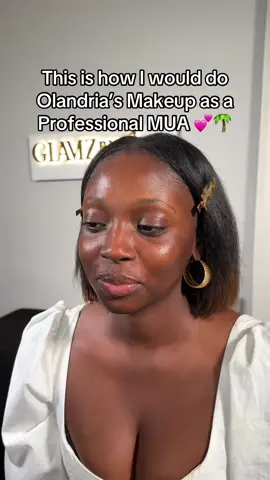 A post by @glamzbyjas on TikTok caption: This is how I’d eat up Olandria’s makeup as a pro MUA. No crumbs left. Let’s go! 💋 @x_Olan  #glamzbyjas #LoveIsland #nicolandria #makeup #makeupartist 