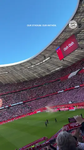 A post by @fcbayern on TikTok caption: Just goosebumps. 🥹 #FCBayern #MiaSanMia #AllianzArena 