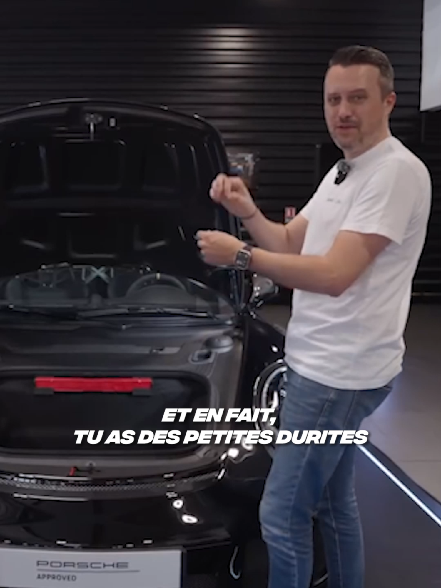 A post by @gmk on TikTok caption: Elle a une petite particularité à l'avant #gmk #aberrant #sportcar