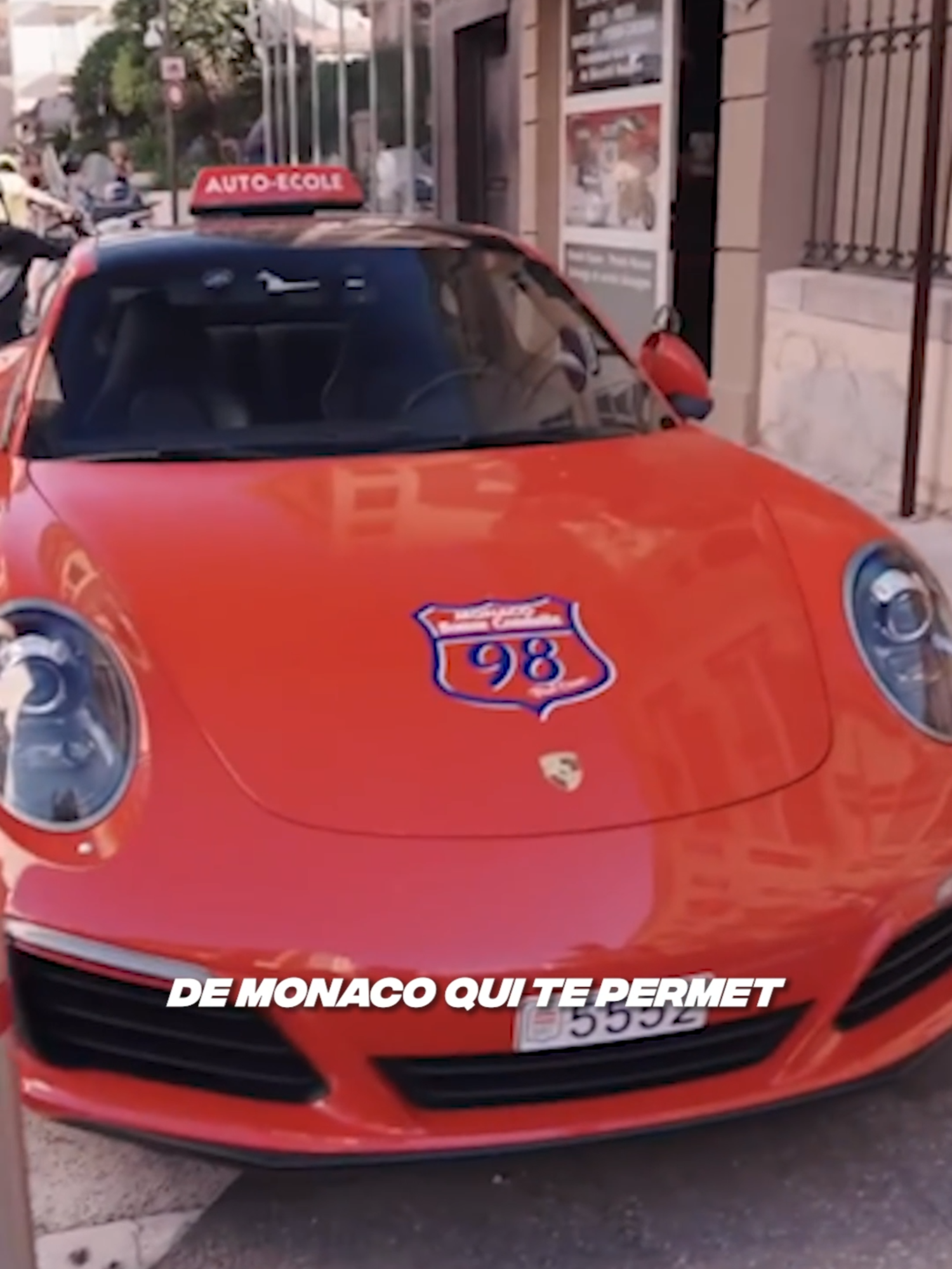 A post by @gmk on TikTok caption: Passer le permis en Porsche 911 🤩 #gmk #sportcar #porsche #porsche911 #autoecole