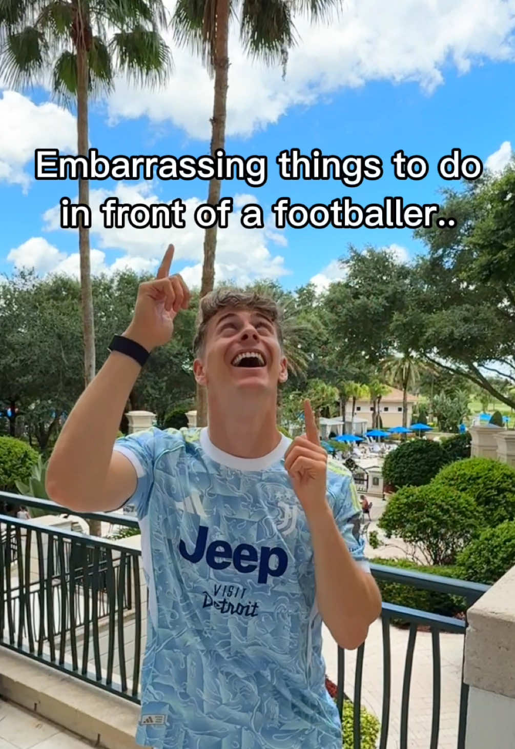A post by @juventus on TikTok caption: What is bro doing 🥀  #embarrassing #funny #benblack10 #football #douglasluiz #juventus 