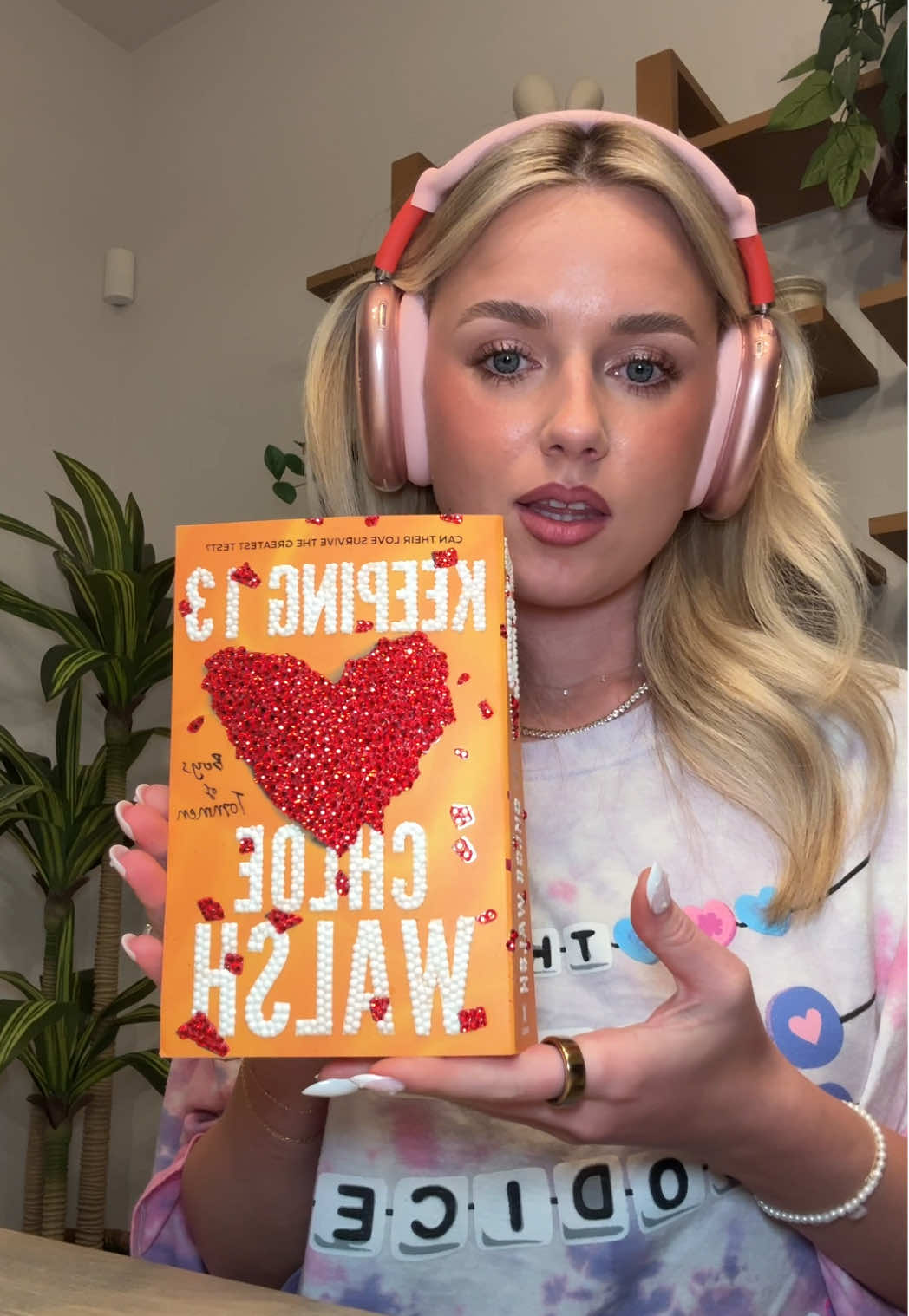 A post by @yannareads on TikTok caption: Binding 13 obviously needed a bedazzled friend 💁🏼‍♀️ #BookTok #books #keeping13 #boysoftommen #bedazzledbooks #binding13 #bedazzledbooks 