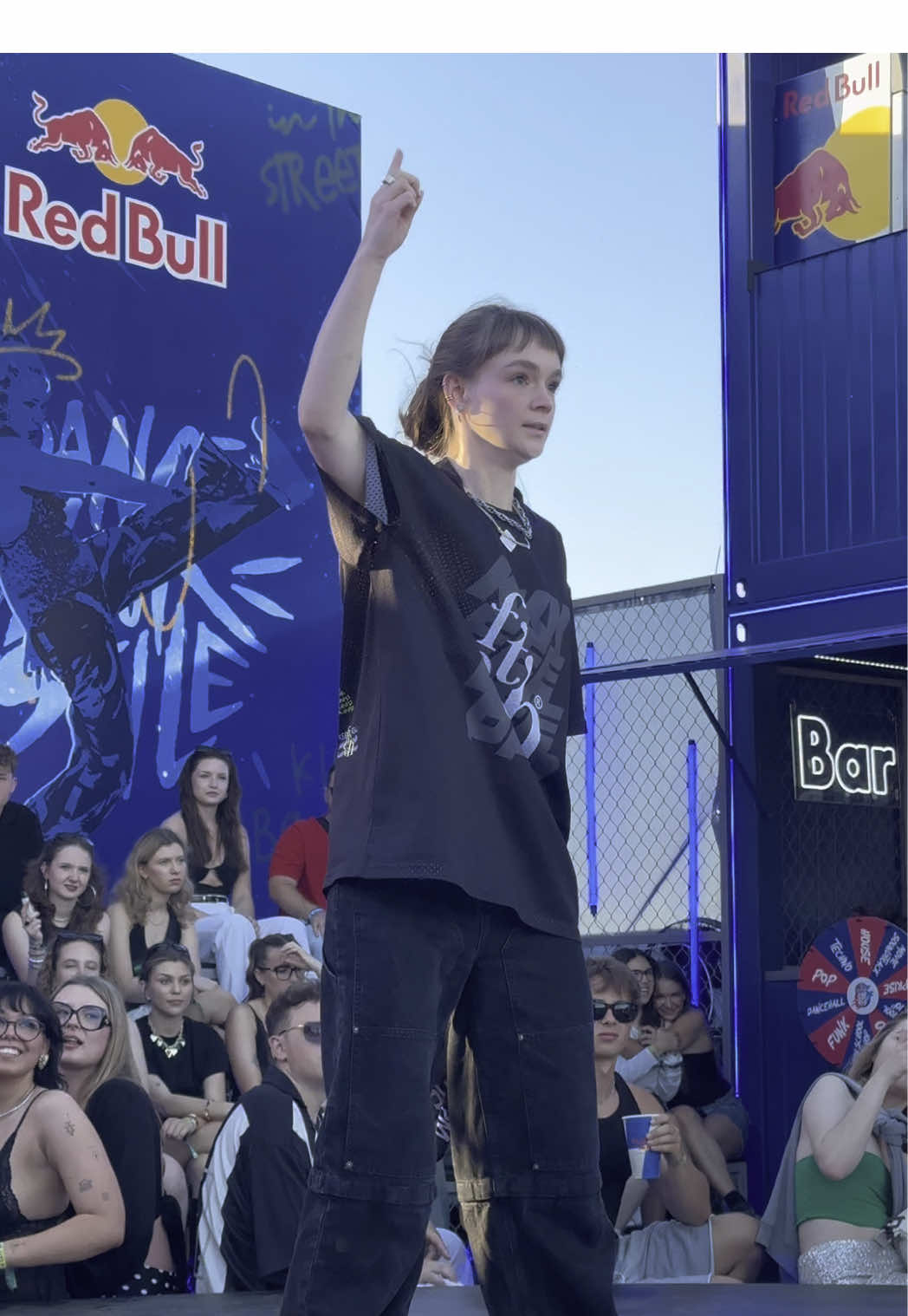 A post by @loczniki on TikTok caption: Nicki at RedBull Dance Your Style stage at Open’er🙋‍♀️