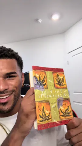 A post by @findjeremiah on TikTok caption: 4 pillars to live by!! “The Four Agreements” by Don Miguel Ruiz #fouragreements #BookTok #loveislandjeremiah #loveislandusa 