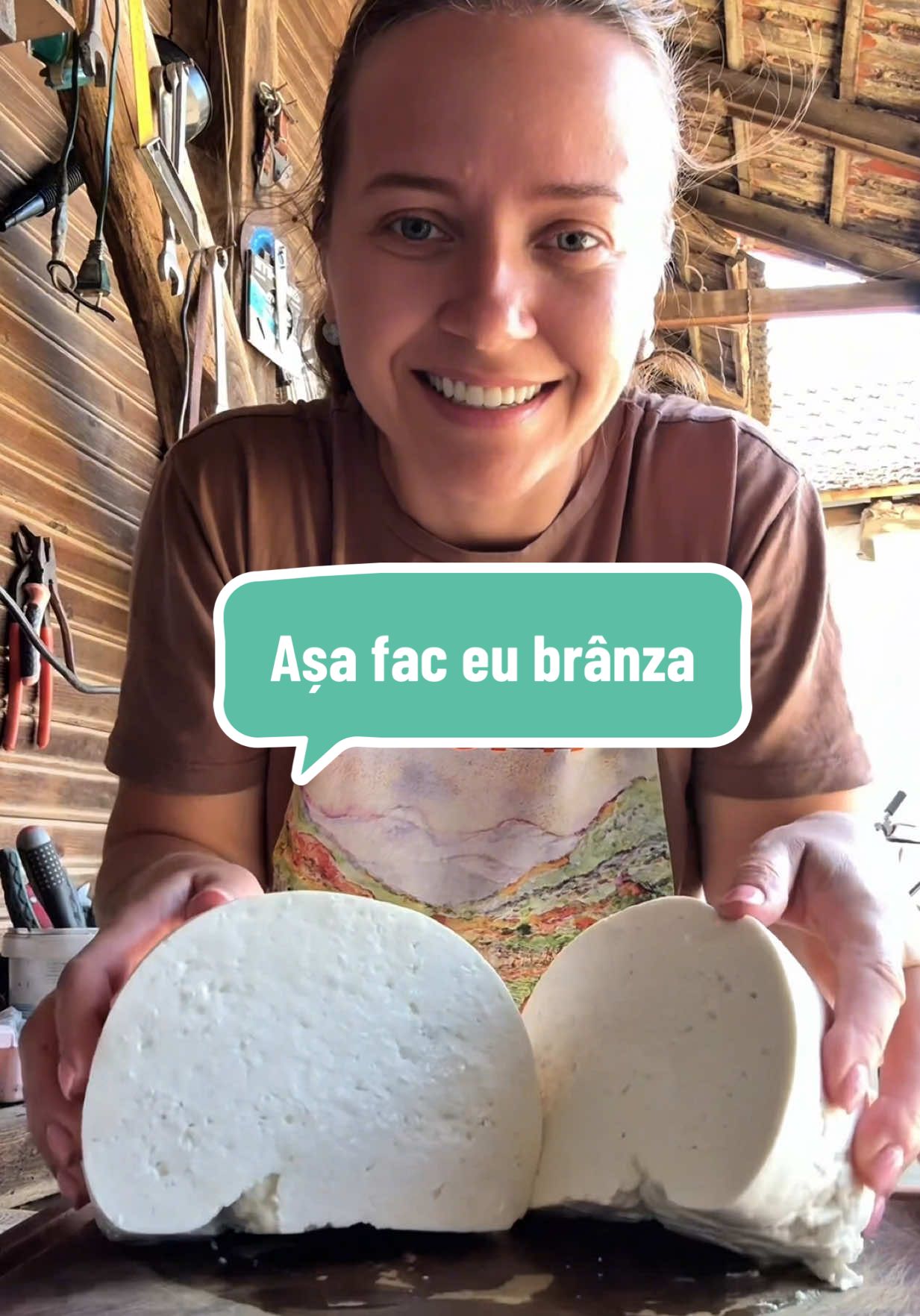 A post by @olteancaludi on TikTok caption: 💕💕Am început să strâng pentru la iarnă. Voi cum faceți brânză? #lapte #branza #mancareromaneaaca 