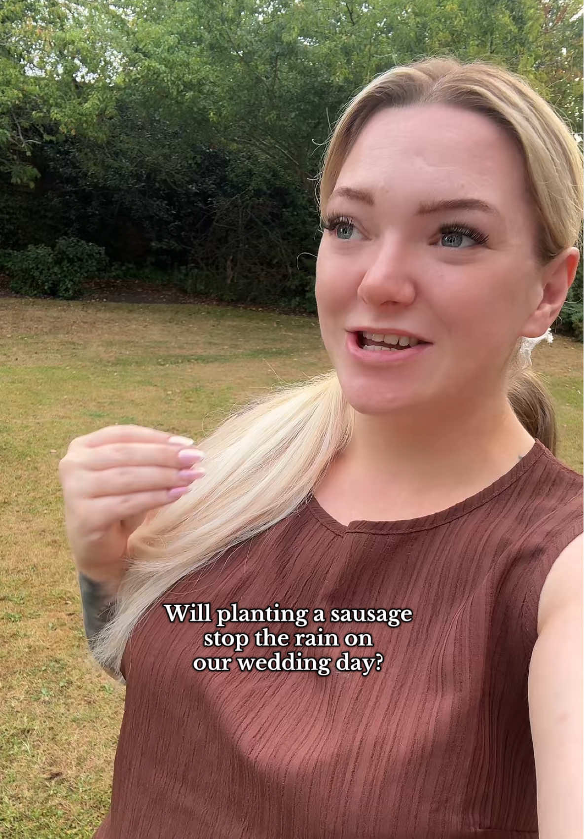 A post by @lifewithljj on TikTok caption: Well I wasn’t expecting that… 😳😳 #weddingplanning #weddingday #bridetobe 