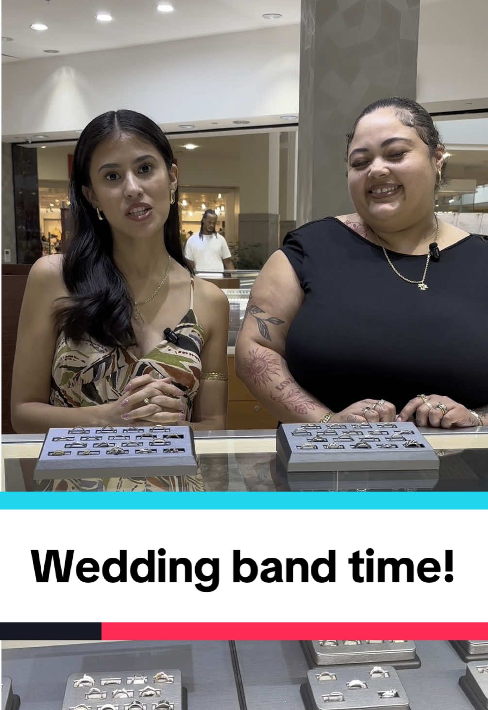 A post by @malayjewelers on TikTok caption: Couple of tips for my girlies that are looking for a wedding band!
