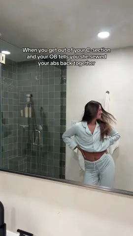 A post by @samanthaswanson1 on TikTok caption: Honestly, she’s the real MVP 👏🏼#csection #mom #thankful