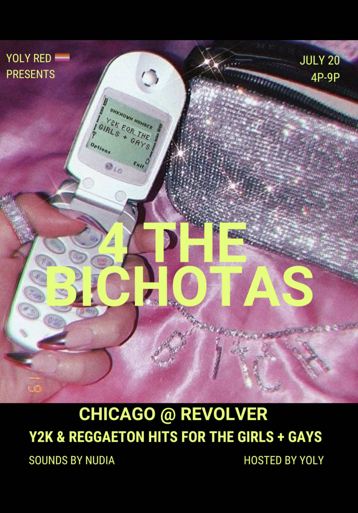 A post by @yolyredrum on TikTok caption: See you Sunday July 20 Chicago!!! #wuhluhwuh #chicagolesbians🏳️‍🌈 #sapphic 