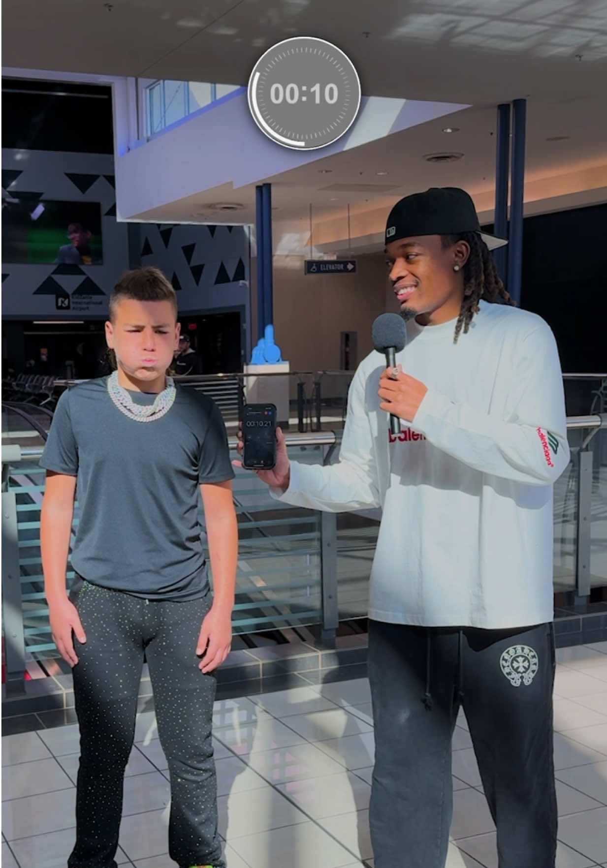 A post by @cliftondean on TikTok caption: I took Baby Gronk on a $10,000 shopping spree 😳