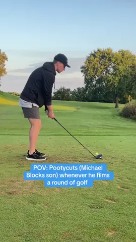 A post by @mulliganmaster on TikTok caption: We all know your a liar bud #golf #michaelblock #cheater #fyp #golftok 