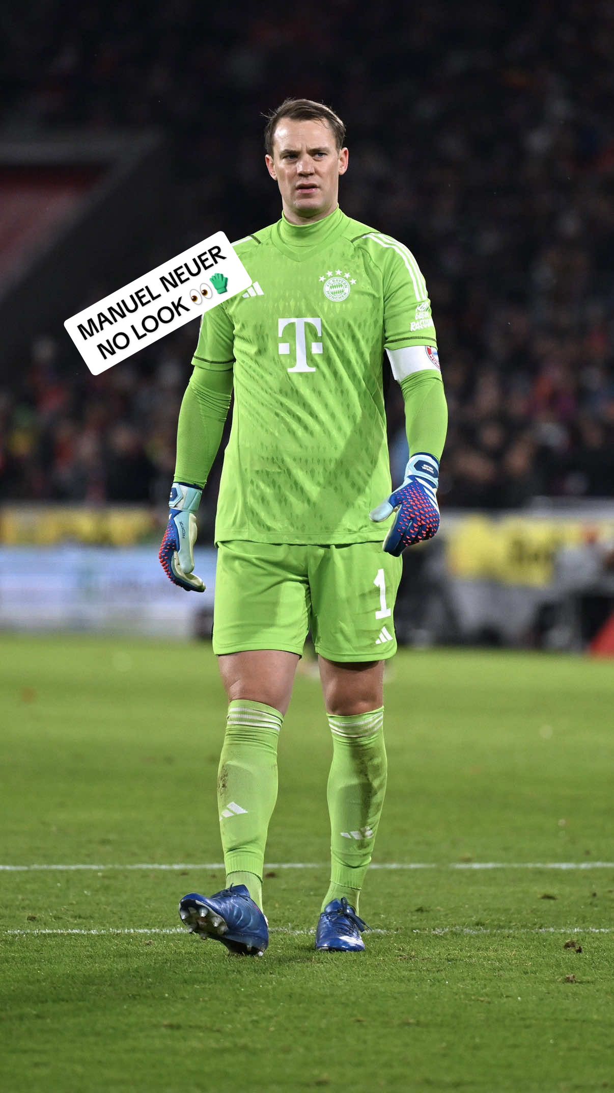 A post by @fcbayern on TikTok caption: Manuel Neuer being Manuel Neuer 🐐 #MiaSanMia #FCBayern #ManuelNeuer 