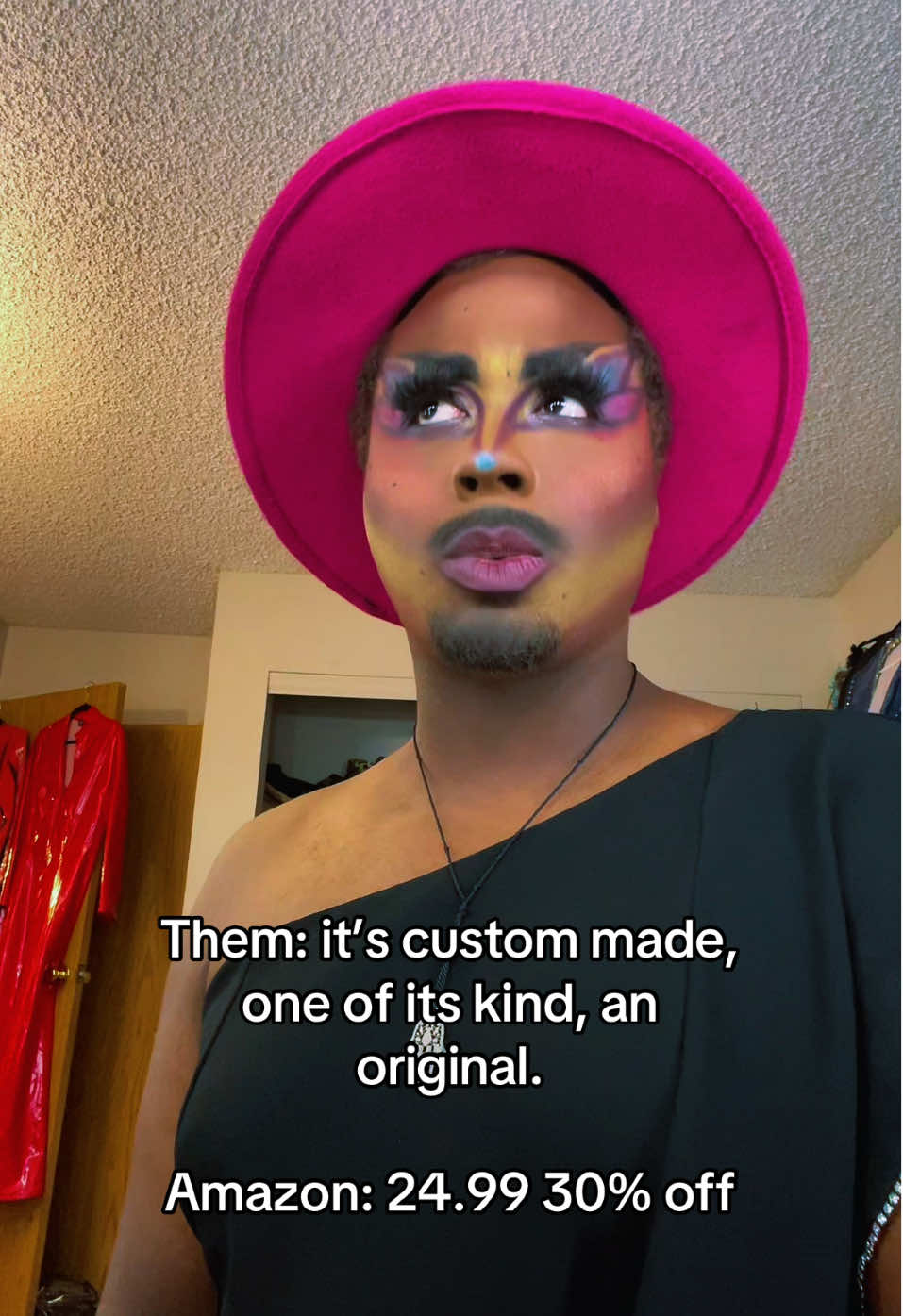 A post by @theobsidianbsupreme on TikTok caption: To our sugar daddy Jeff Besos😂 #fyp #viral #dragqueen #funny #gay 