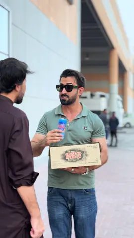A post by @itsromankhan on TikTok caption: Good News For Suppliers ❤️ Ginseng Energy Drink #funny #haha #romankfam @Sharoz Pashtun #tiktokuae 