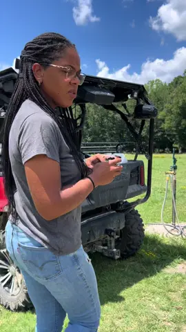 A post by @julie__perry on TikTok caption: …then came 🌧️ & disappointment.  Side note: yes, I know, it’s an herbicide. The vinegar spray stuff is great, but not on this scale. Some of these herbicides last months to a year. Also, there are USDA approved ORGANIC herbicides in case you didn’t know. We 🤍 @Honda ….& @TractorSupply for supplying the other stuff. 