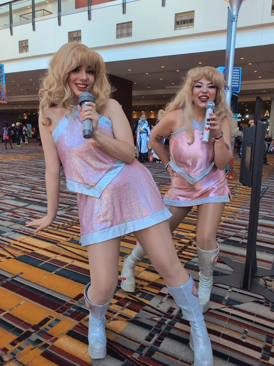A post by @rufflebutt on TikTok caption: Have you ever tried this one?#connecticon #ctcon #cosplay #sabrinacarpenter #juno #shadowthehedgehog 