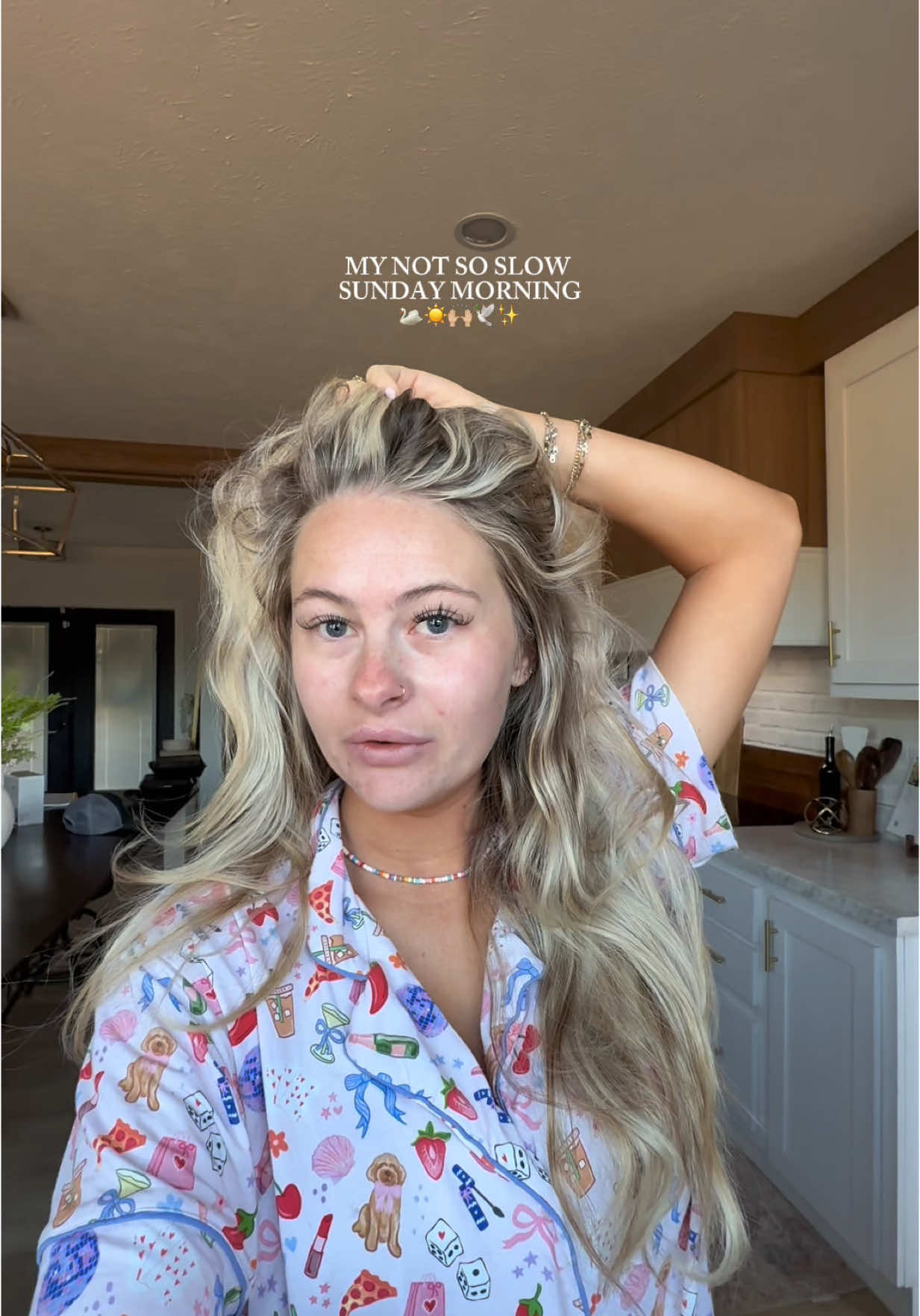 A post by @kylieapitts on TikTok caption: Not so slow Sunday morning, but I will be trying to have a slow Sunday evening 🤣🤪 #ditl #sundaymorningvlog 