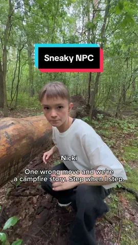 A post by @loczniki on TikTok caption: NPC trying to be sneaky 🫣