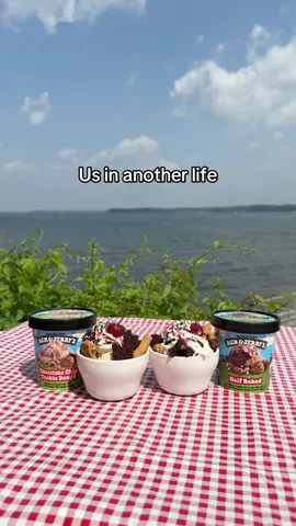 A post by @benandjerrys on TikTok caption: 🍦 HAPPY NATIONAL ICE CREAM DAY! 🍦 Who are you celebrating with?? #benandjerrys #icecream #nationalicecreamday #usinanotherlife