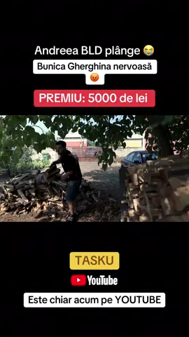 A post by @radunittu on TikTok caption: TASKU | trebuie să vedeți asta pe YOUTUBE 🤣❤️ @Andreea Bld @bunica.gherghina  #fy #fypp #romania #fyp #nouageneratie #tasku #fyppppppppppppppppppppppp #kanaldromania #funyy #casaiubirii 