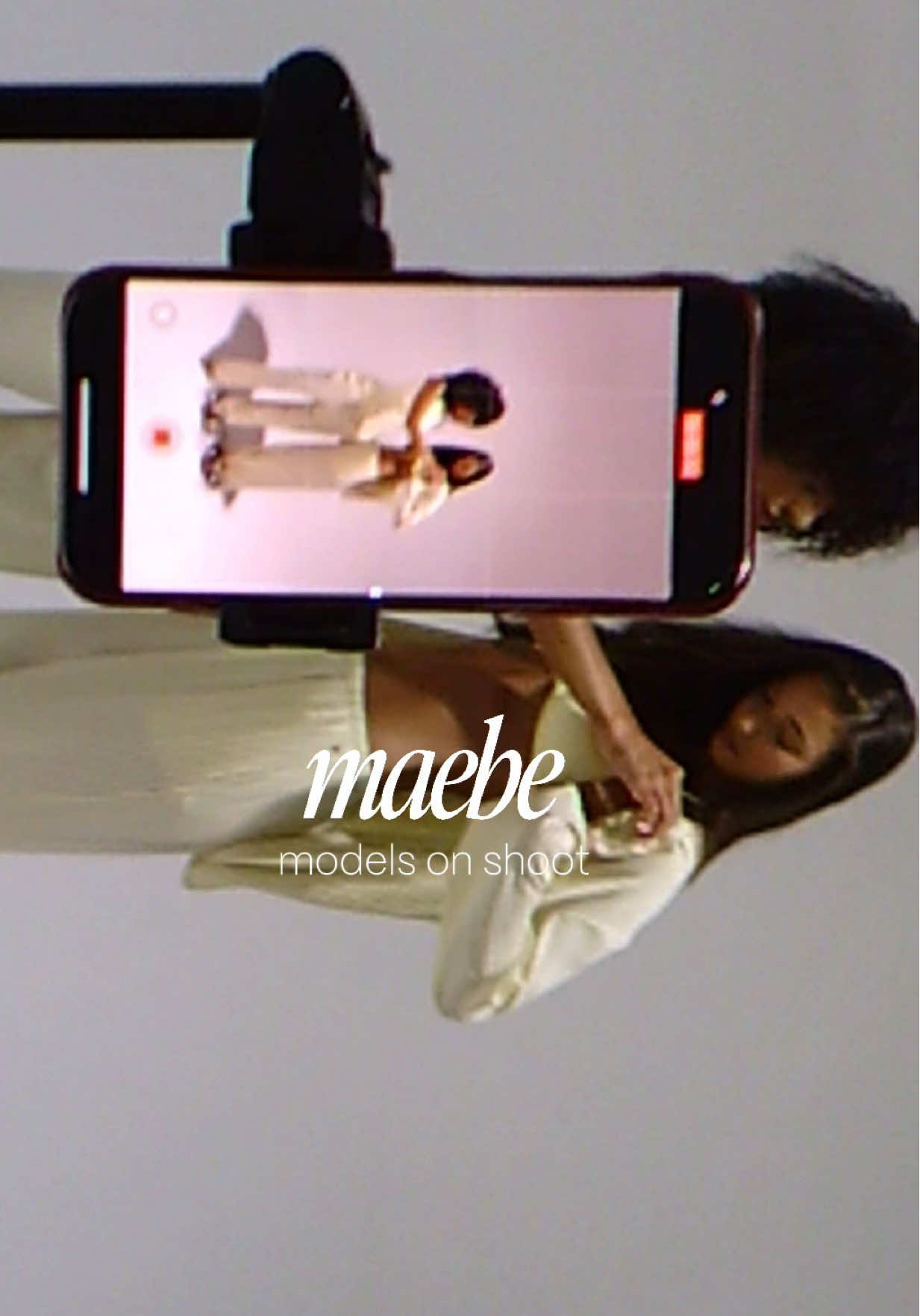 A post by @maebestore on TikTok caption: Hearing from our models, Gabriella and Coco, on our Riviere Ecom Shoot #maebe #mollymae #maebereview #fashion 