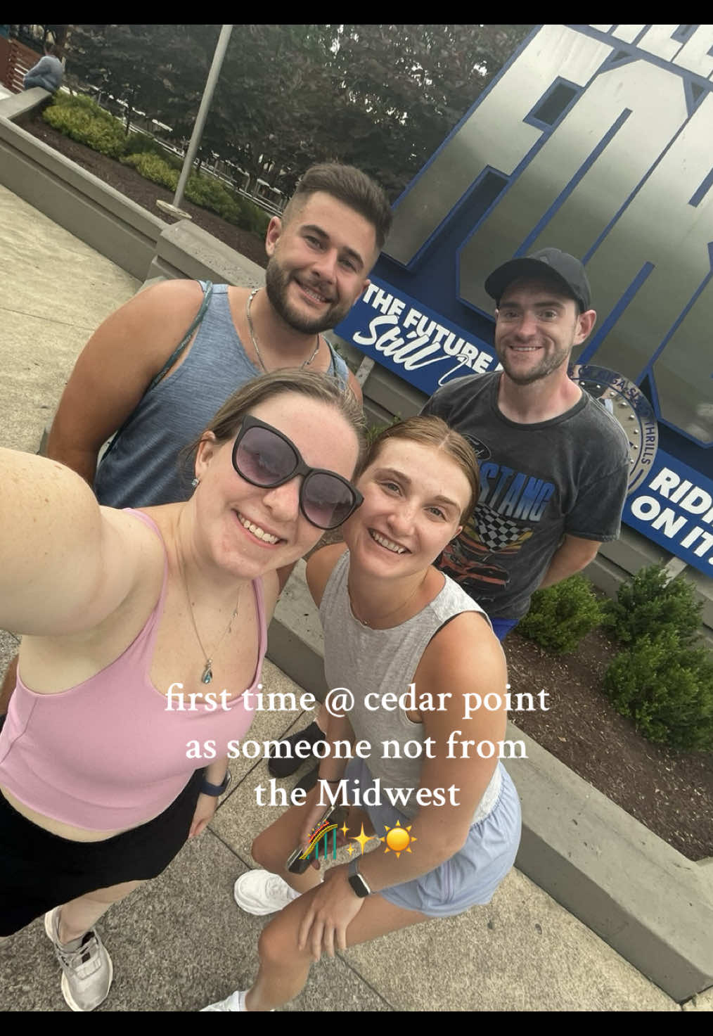 A post by @kenzieemadison on TikTok caption: also reminder you can have fun in grad school #physicaltherapystudent #ptstudent #ptschool #physicaltherapytiktok #cedarpoint 