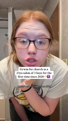 A post by @thebramleyfamily__main on TikTok caption: 2021 Willow would not expect this😅 this might become a thing, idk yet🫶🏻 #sahmsoftiktok #momof3boys #grwmforchurch #grwm #grwmroutine 