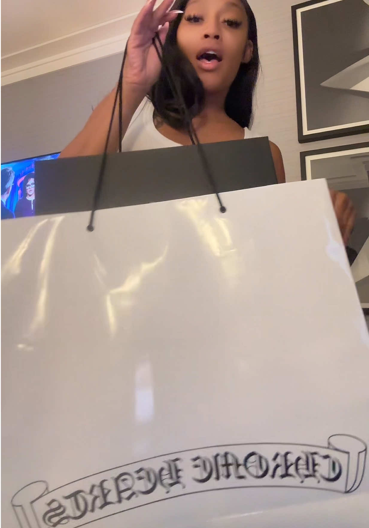 A post by @dollywrlds on TikTok caption: Unbox my new chrome heart boots with me 💕🥰 #fyp 
