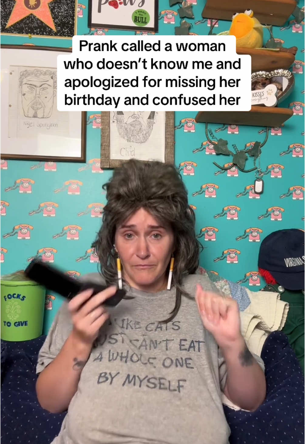 A post by @sarahsoda5 on TikTok caption: #fyp #prankcall #suedillon 