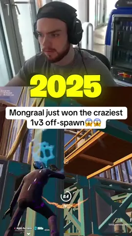 A post by @mongraalreal on TikTok caption: 1v3 LIKE THAT