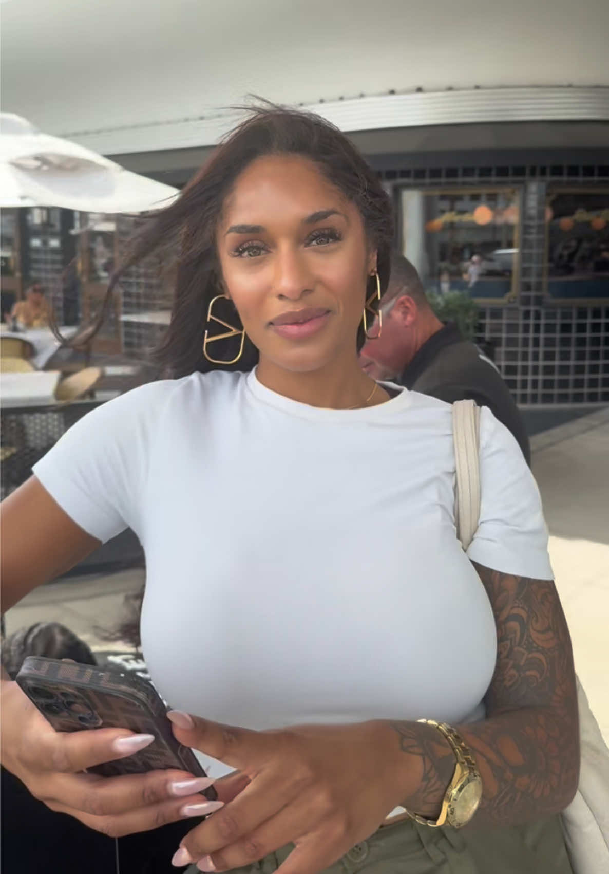 A post by @christinrachelle on TikTok caption: My Love to pure to watch it chip away 🤍 
