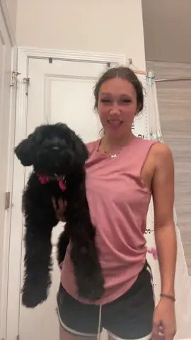 A post by @jessilynmariee_ on TikTok caption: My puppers has gotten so big already 🥺