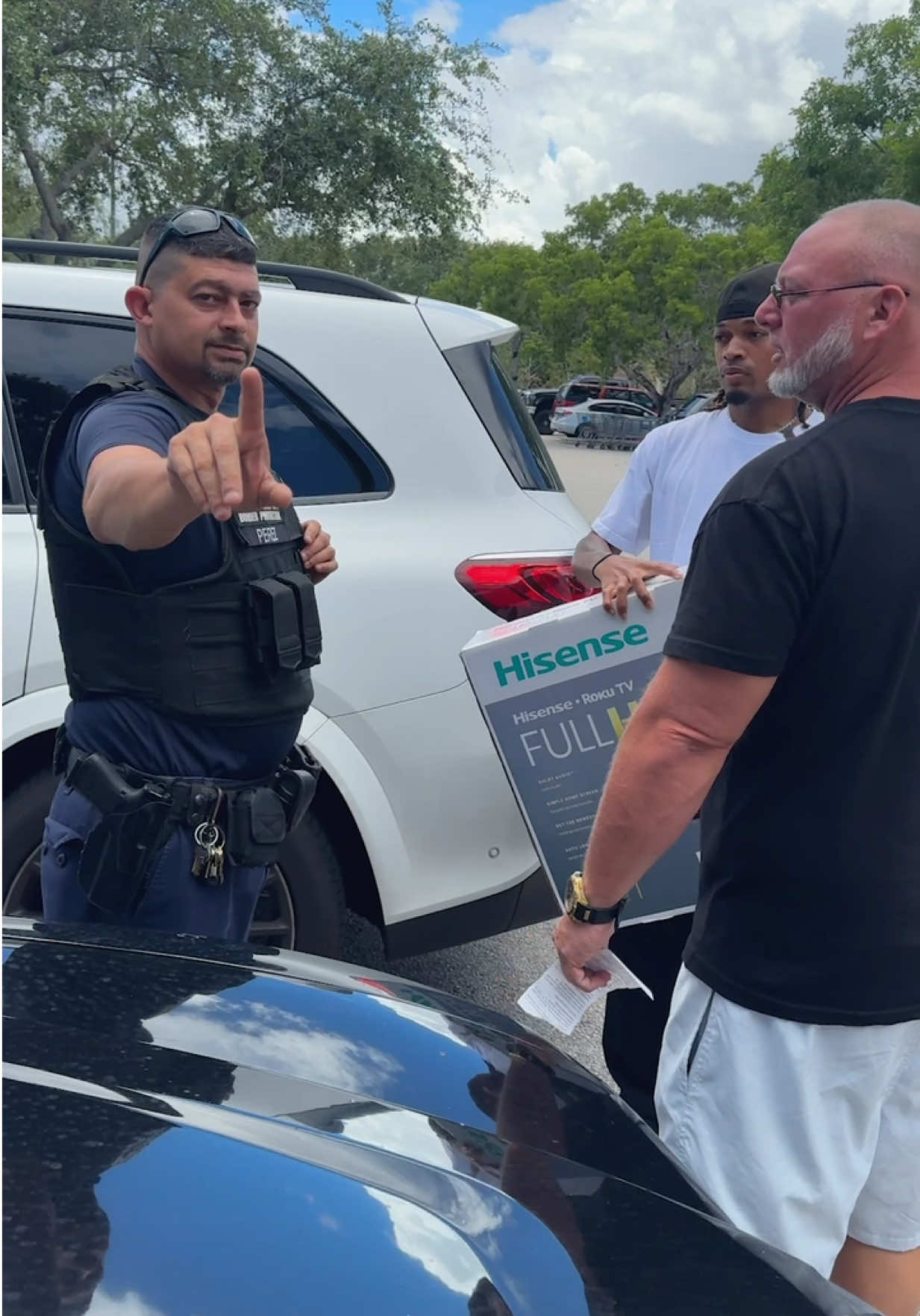 A post by @cliftondean on TikTok caption: Unc almost got us locked up 😭
