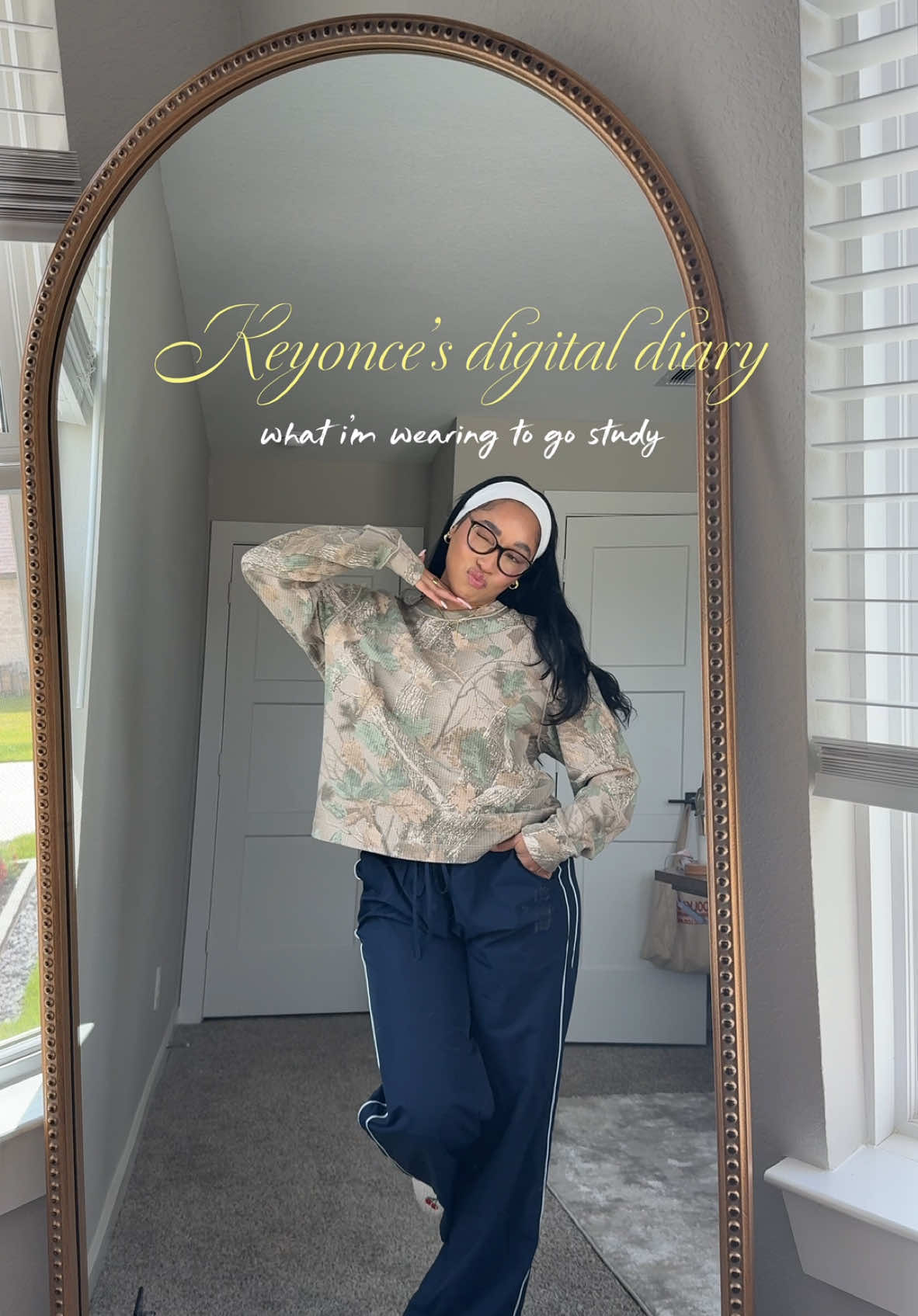 A post by @keyonceeb on TikTok caption: I always feel more productive studying when I get ready for the day!📚🧫📖🙇🏽‍♀️  #fyp #mcat #mcatprep #ootd #studytok #blackgirltiktok #relatable #viral #digitaldiary #christiantiktok 