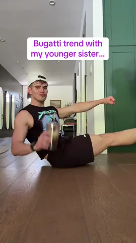 A post by @thefitnessmarshall on TikTok caption: She told me not to hold back… #bugatti (new vlog on my YouTube) 