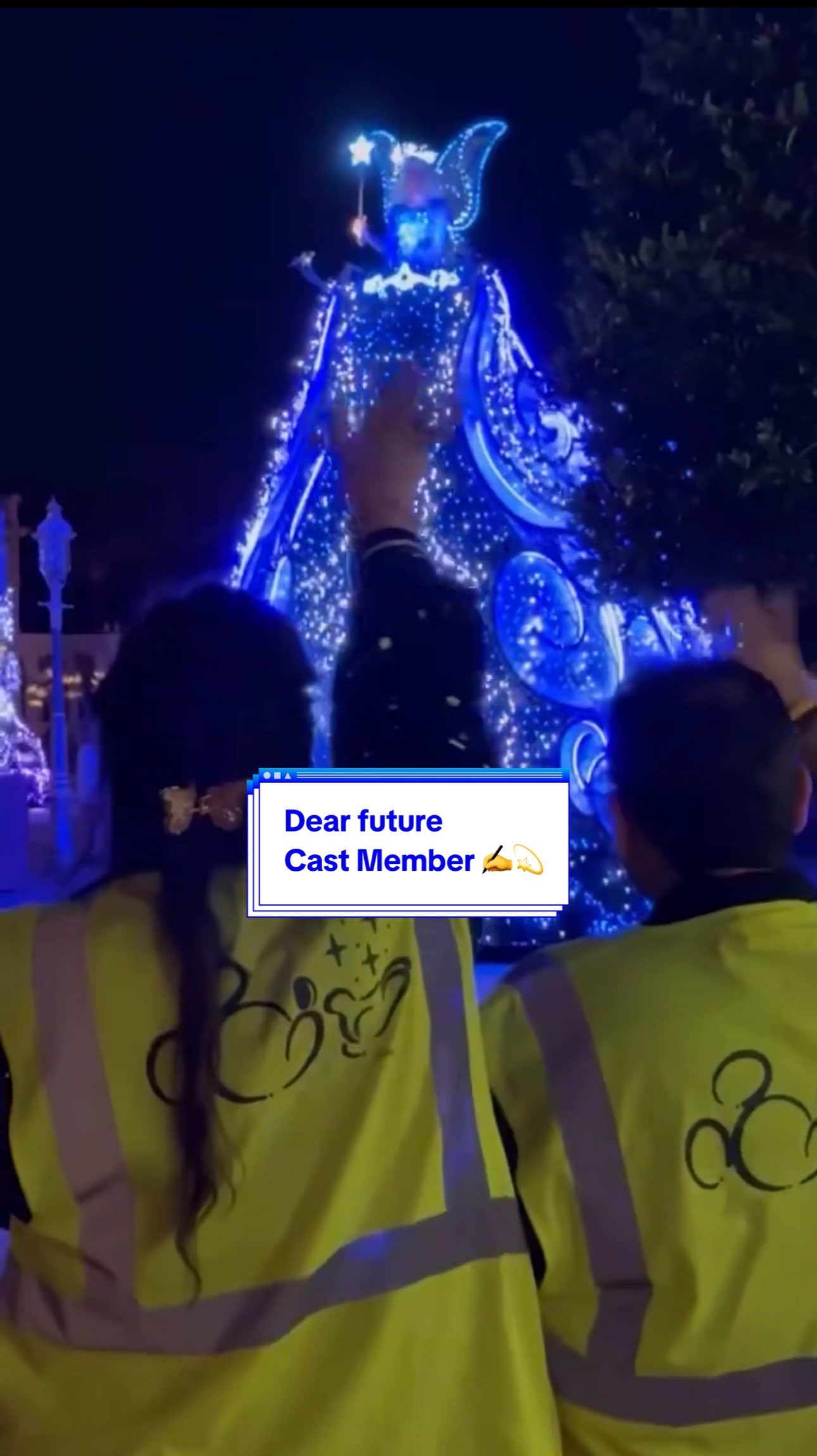 A post by @disneyparks on TikTok caption: To the stargazers, the dreamers, and future cast members Welcome to the magic ✨ We’ll be waiting for you🪄💫 #DisneyStarlight #DisneyWorld #MagicKingdom