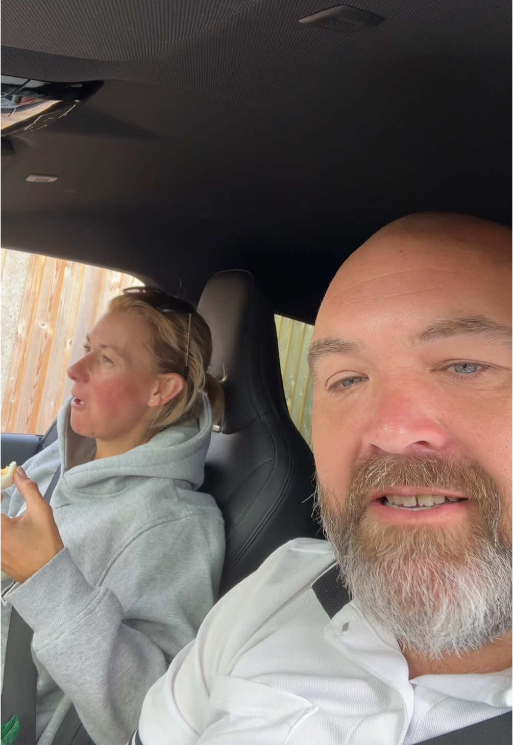 A post by @itsdaddymay on TikTok caption: Hard boiled eggs 🤢 #daddymay #mayfamily #mayfamilypub #russellarms #family #eggs #marriedlife