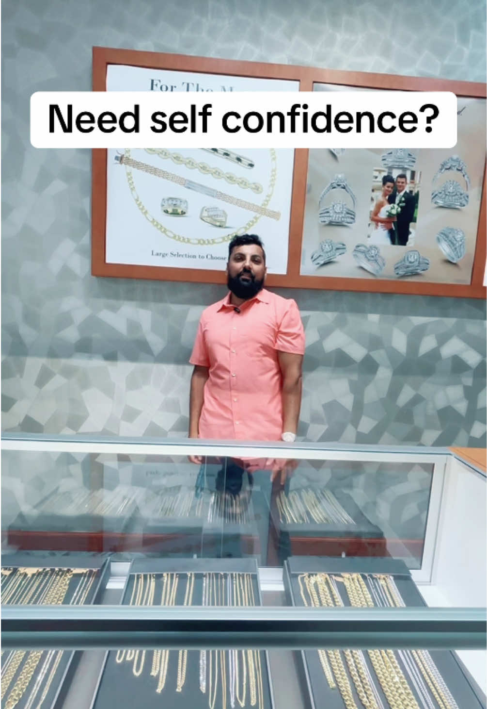 A post by @malayjewelers on TikTok caption: Self confidence is key!